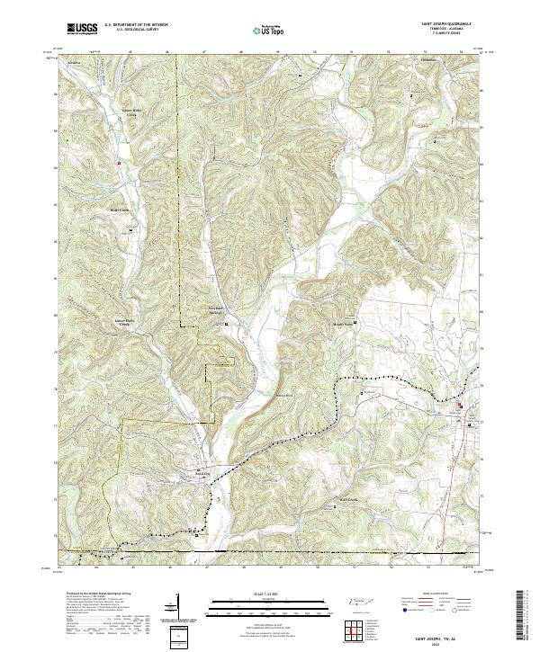 Saint Joseph topographic map thumbnail