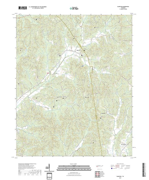 Silerton 2022 topographic map thumbnail