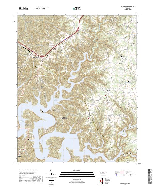 Silver Point 2022 topographic map thumbnail