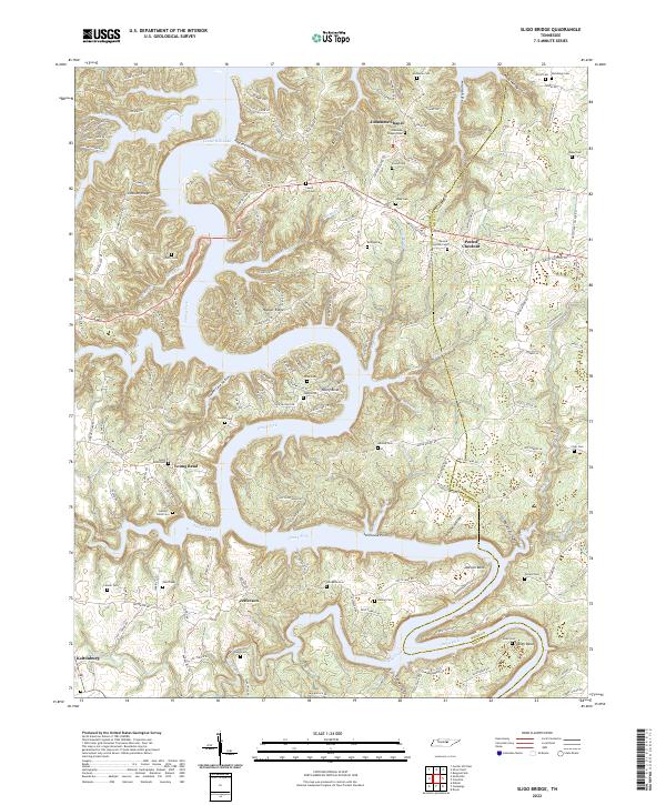 Sligo Bridge 2022 topographic map thumbnail