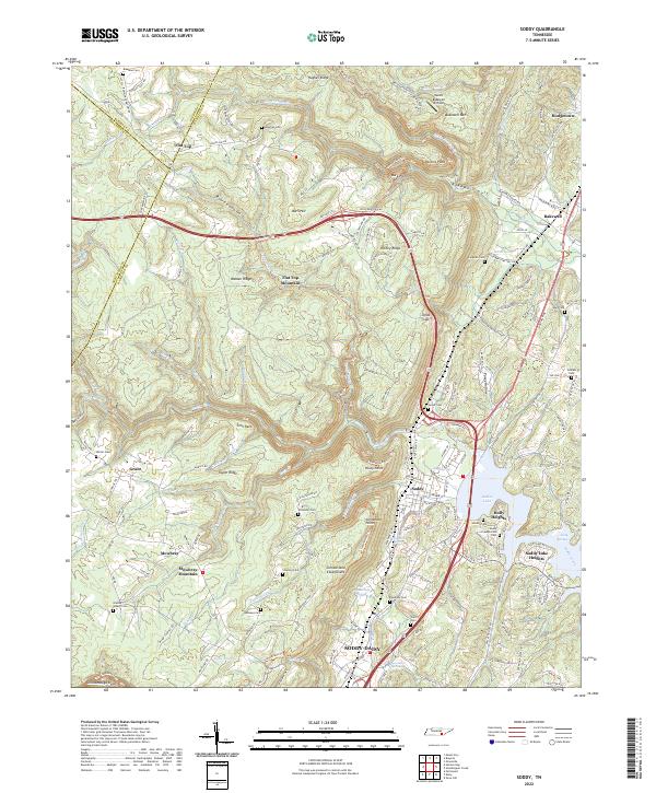Soddy 2022 topographic map thumbnail