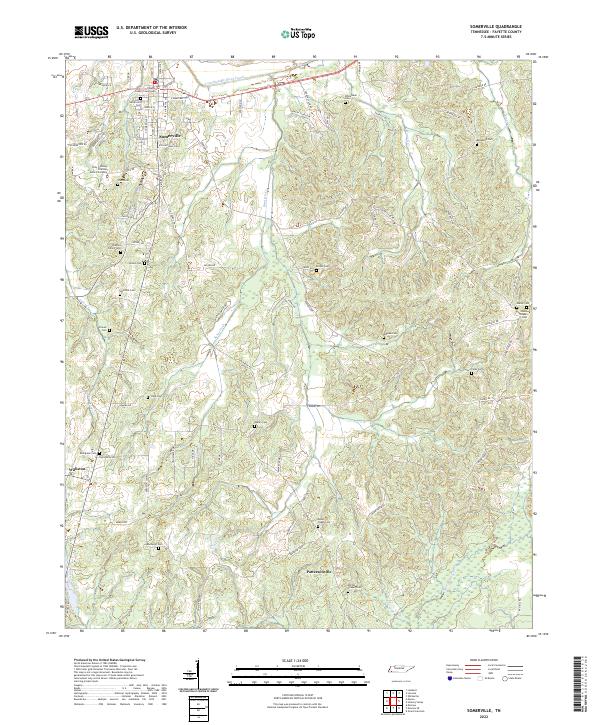 Somerville 2022 topographic map thumbnail