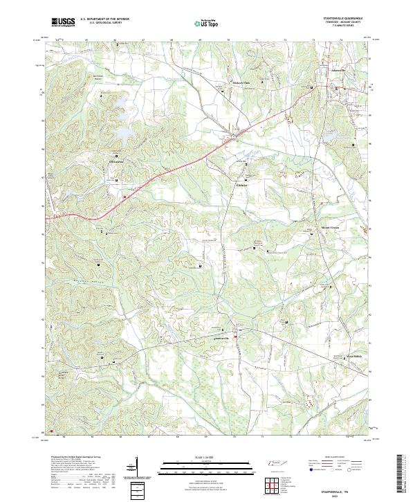 Stantonville 2022 topographic map thumbnail