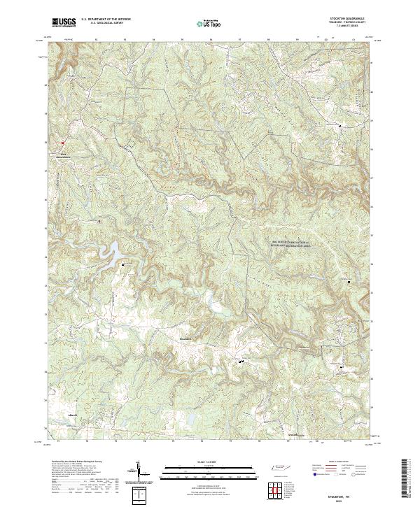 Stockton 2022 topographic map thumbnail