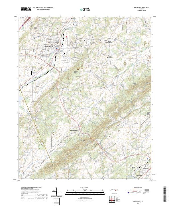 Sweetwater 2022 topographic map thumbnail