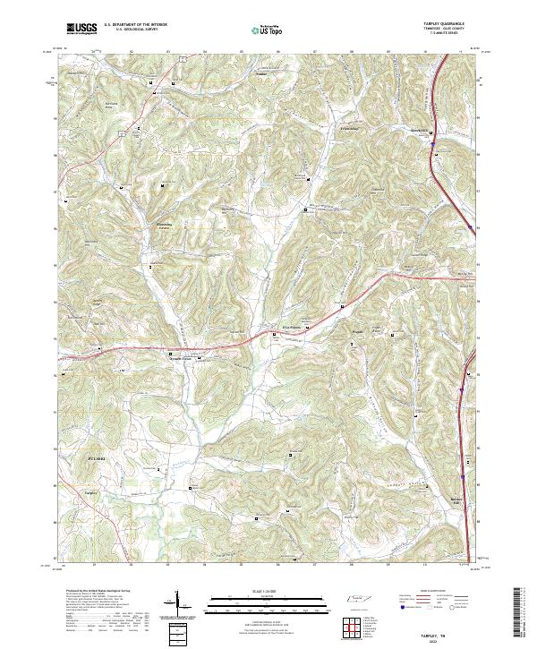 Tarpley topographic map thumbnail