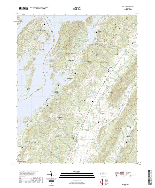 Ten Mile topographic map thumbnail