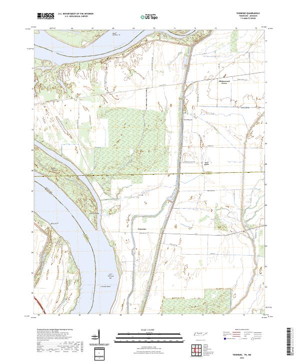 Tennemo 2022 topographic map thumbnail