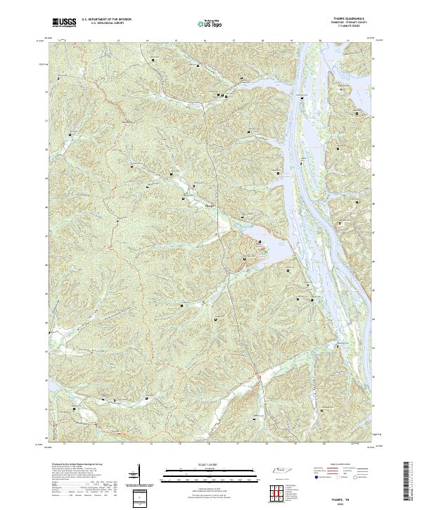Tharpe 2022 topographic map thumbnail