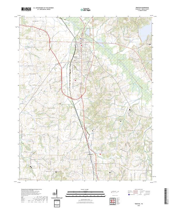 Trenton topographic map thumbnail