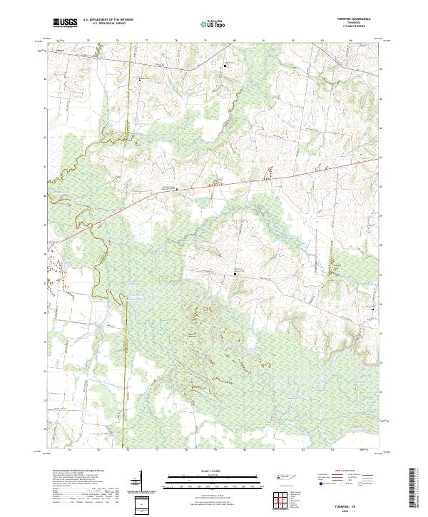 Turnpike 2022 topographic map thumbnail