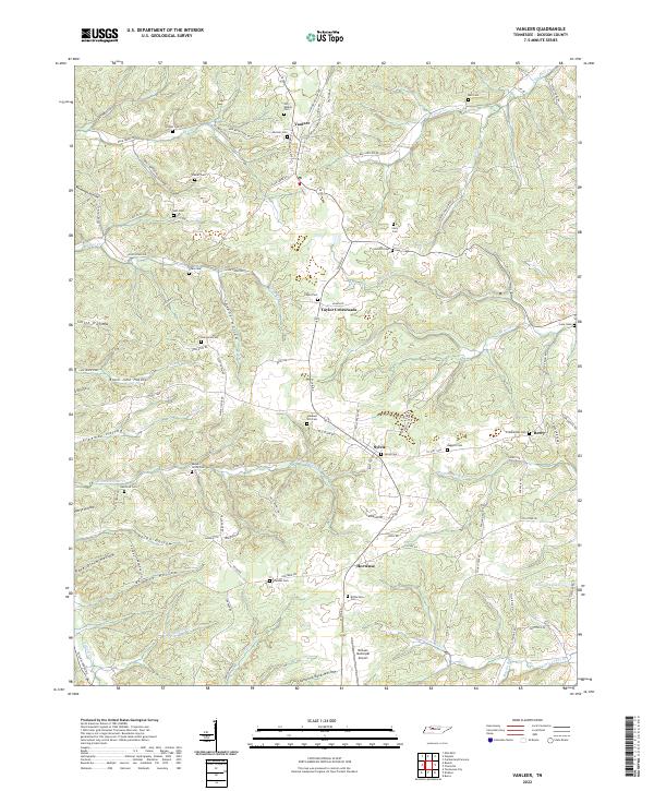 Vanleer 2022 topographic map thumbnail