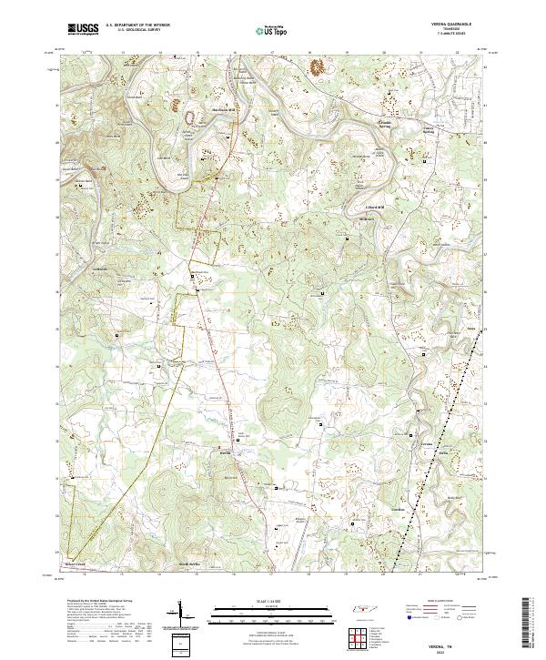 Verona topographic map thumbnail