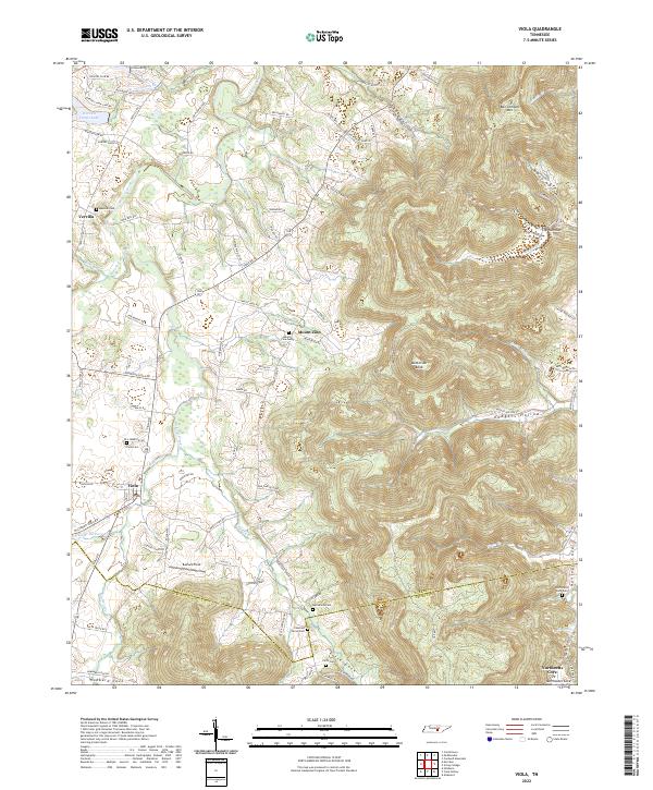 Viola 2022 topographic map thumbnail