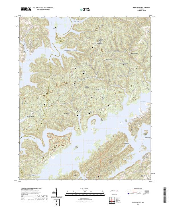 White Hollow topographic map thumbnail