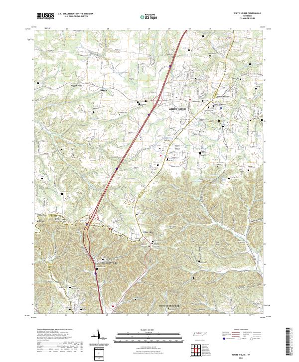 White House 2022 topographic map thumbnail