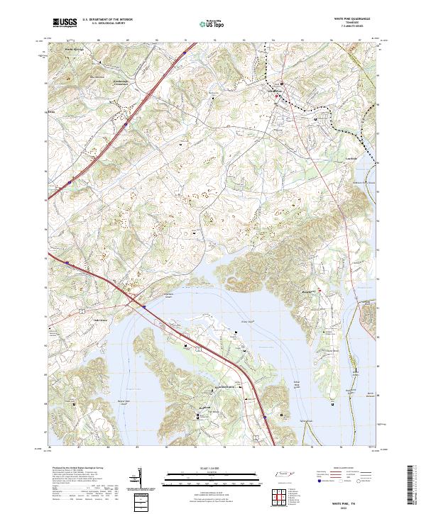 White Pine 2022 topographic map thumbnail