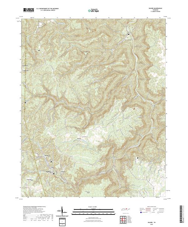 Wilder topographic map thumbnail