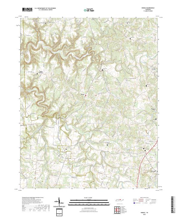 Windle 2022 topographic map thumbnail