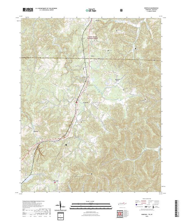 Winfield 2022 topographic map thumbnail