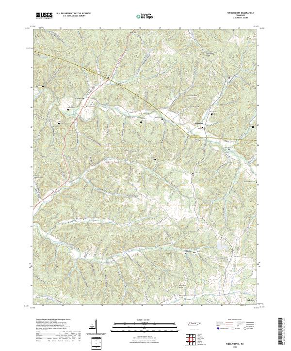 Woolworth topographic map thumbnail