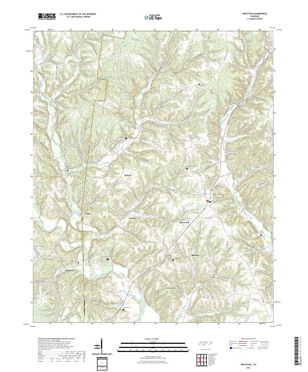 Appleton topographic map thumbnail