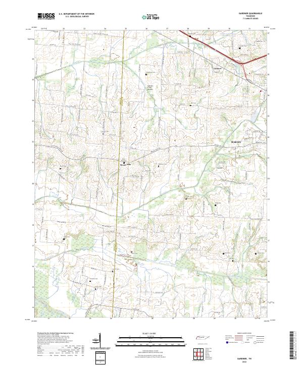 Gardner topographic map thumbnail