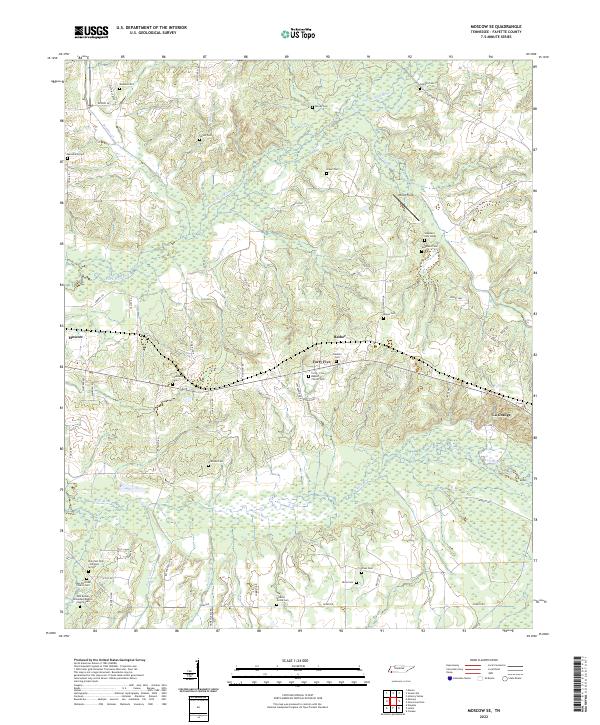 Moscow SE topographic map thumbnail
