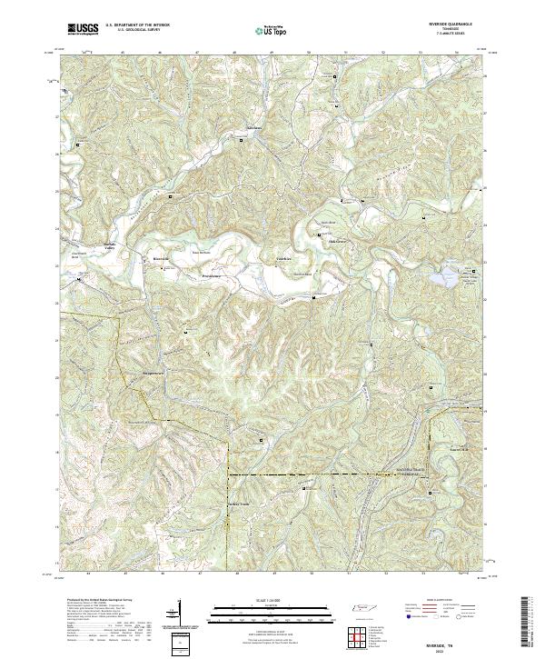 Riverside topographic map thumbnail