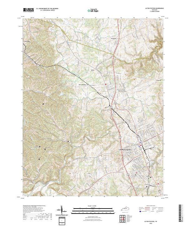 Alton Station topographic map thumbnail