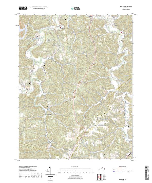Argillite topographic map thumbnail