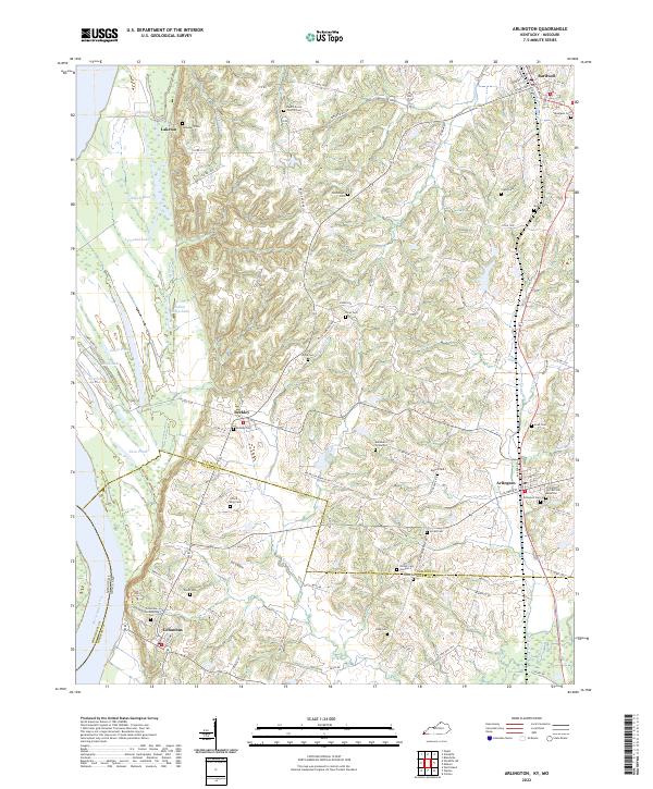 Arlington topographic map thumbnail