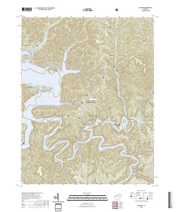 Bangor topographic map thumbnail