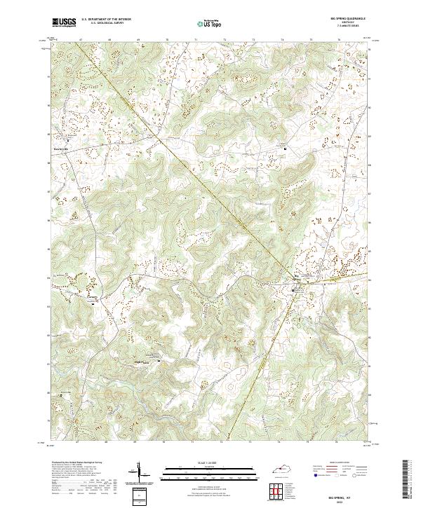 Big Spring topographic map thumbnail
