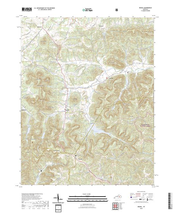 Bighill topographic map thumbnail