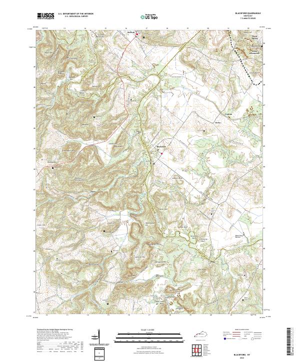 Blackford topographic map thumbnail