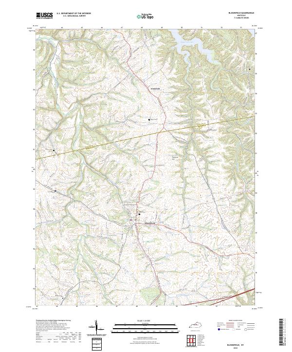 Bloomfield topographic map thumbnail