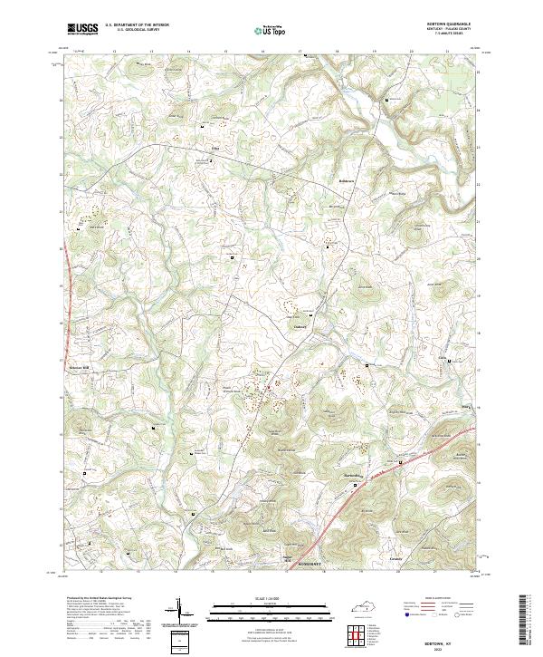 Bobtown topographic map thumbnail