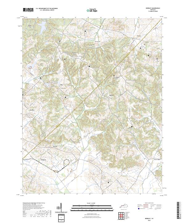 Bordley topographic map thumbnail