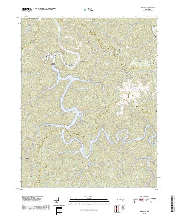 Buckhorn topographic map thumbnail