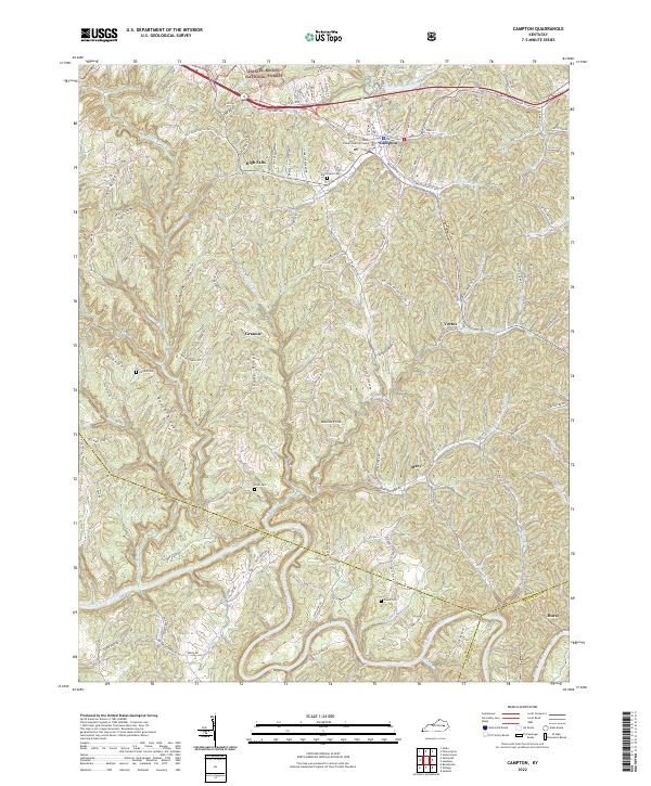 Campton topographic map thumbnail