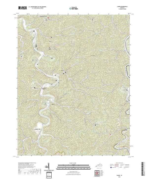 Canoe topographic map thumbnail