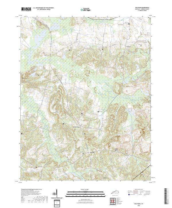 Coiltown topographic map thumbnail