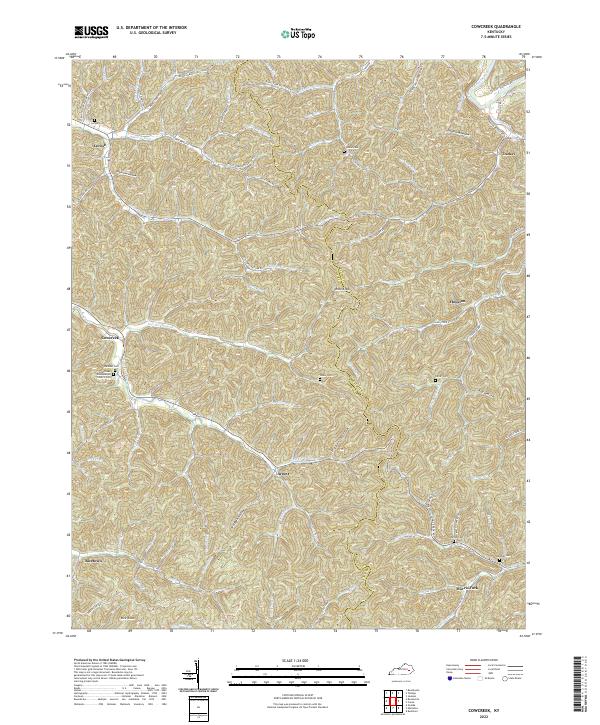 Cowcreek topographic map thumbnail