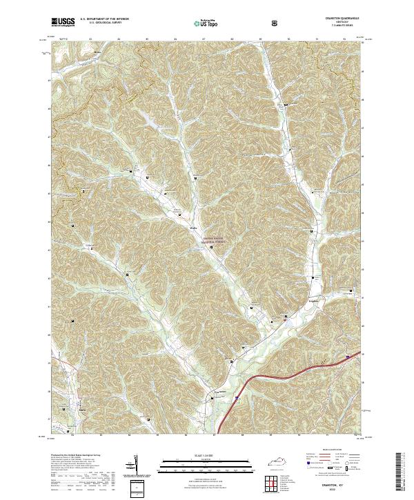 Cranston topographic map thumbnail