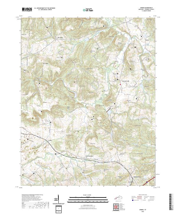 Crider topographic map thumbnail