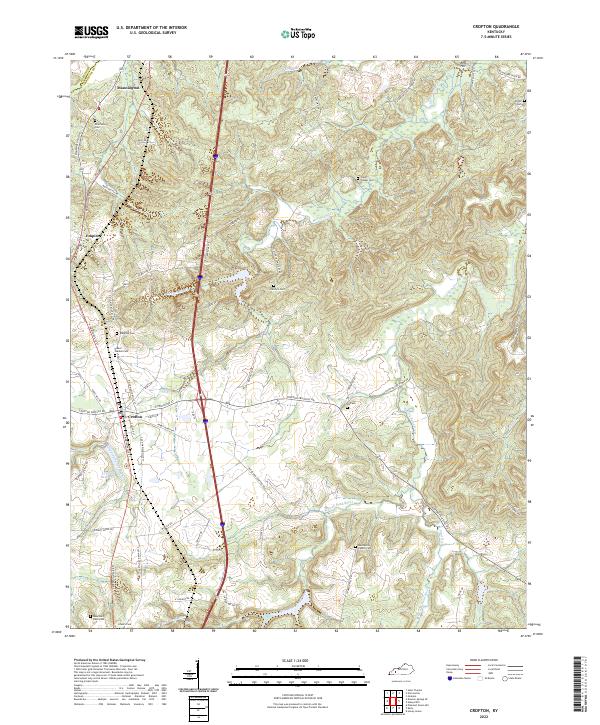 Crofton topographic map thumbnail