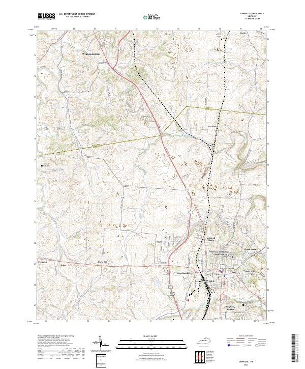 Danville topographic map thumbnail