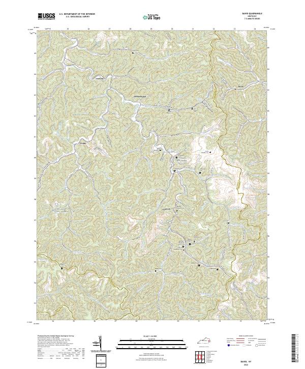 David topographic map thumbnail