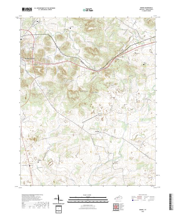 Dennis topographic map thumbnail